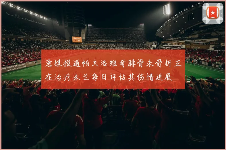 意媒报道帕夫洛维奇腓骨未骨折正在治疗米兰每日评估其伤情进展